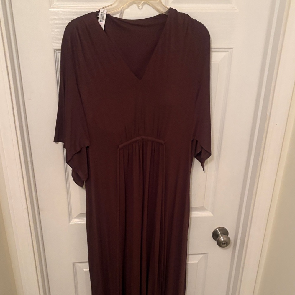 Soma Chocolate Brown Maxi Dress